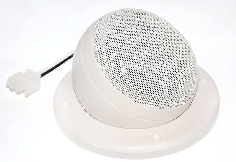 1 Factory Radio مكبر صوت فضائي أبيض قابل للتعديل بزاوية 3" للمنزل وRV - تركيب على السقف أو الجدار - Image 1